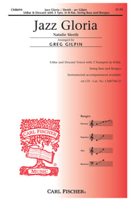 Jazz Gloria SAB choral sheet music cover Thumbnail